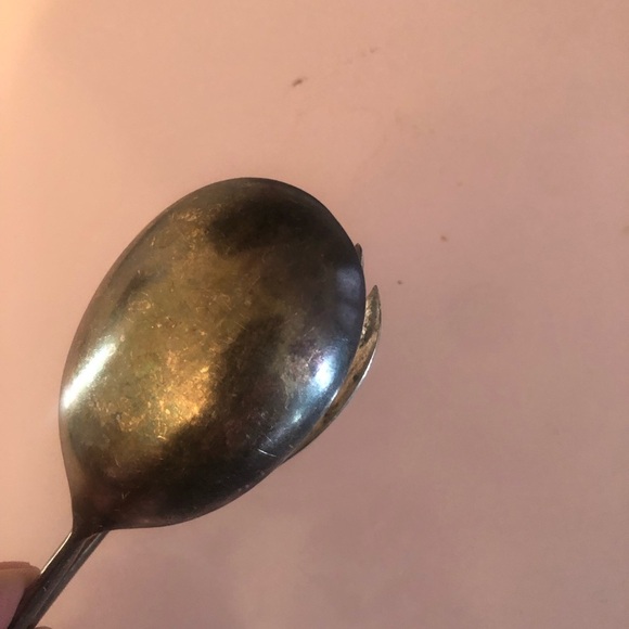 Vintage Serving Tongs - EPNS- perfect for your collection - tarnished . Used - Picture 5 of 8